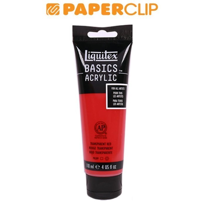

Ready 1046047 LIQUITEX ACRYLIC BASIC 118ML TRANSPARENT RED
