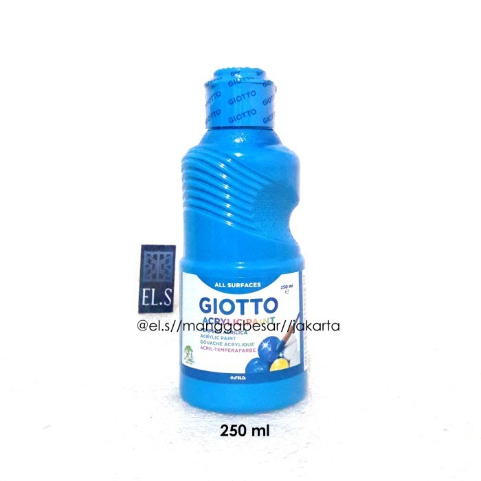 

Ready Giotto Acrylic Paint 250 ml - Cyan ( Cat Acrylic )