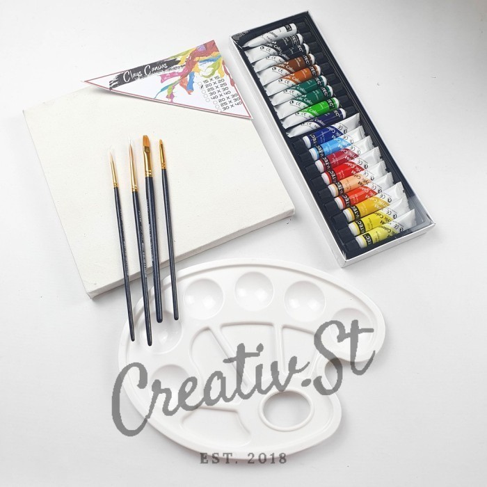 

Ready Cat Acrylic Set 12 Warna 18 Warna Akrilik Lukis