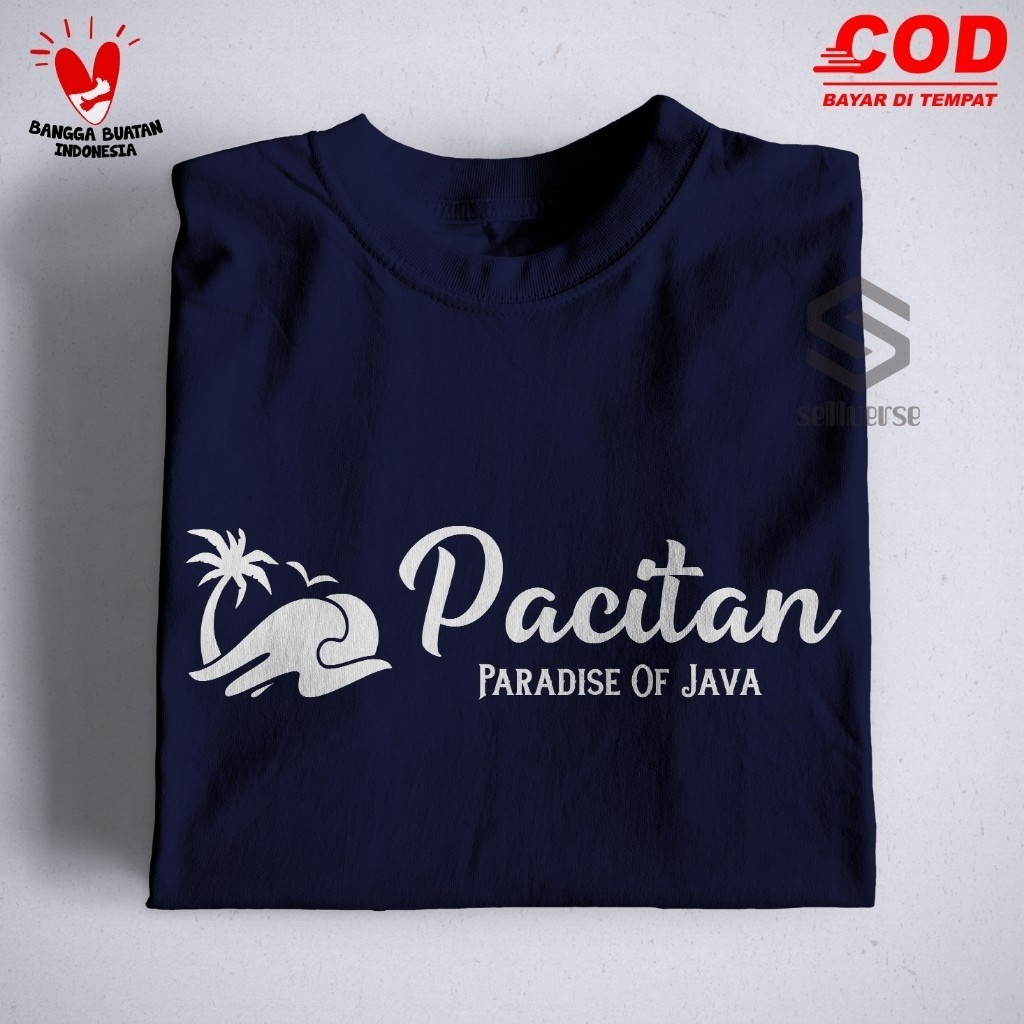 Pacitan - Paradise Of Java / Kaos / Pakaian / Baju / T-Shirt / Murah / Kekinian / Keren / Distro / P