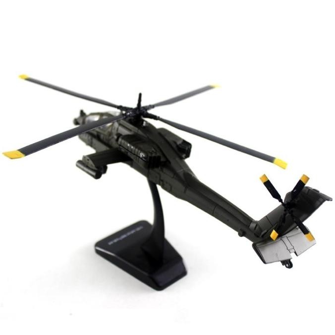 Diecast Miniatur Mainan Pesawat Sky Pilot Apache Ah 64