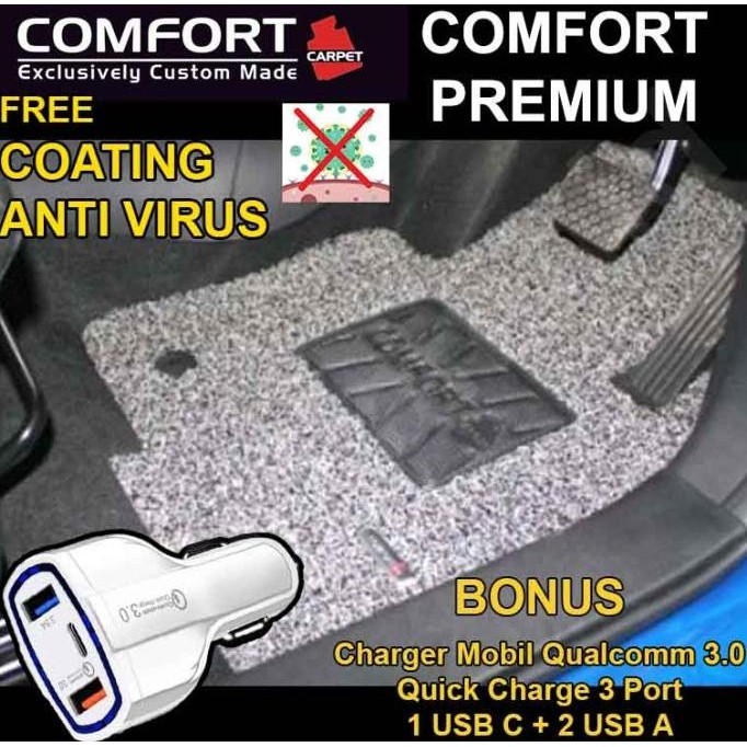 Karpet Mobil Comfort Bmw 320I F30 2013-Up Premium Heelpad