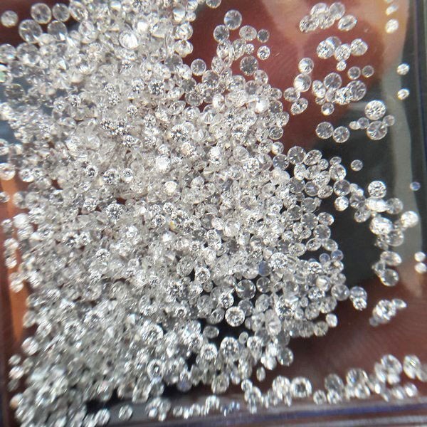 Ready Natural Diamond/Berlian Tabur Asli Eropa Putih Blink2 1mm Murah