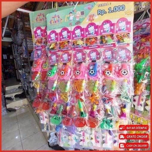 Hot Sale Mainan Renteng Renceng Serba 1000 Isi 60 Pcs / Paket Usaha Mainan Murah Grosir Qc Pass