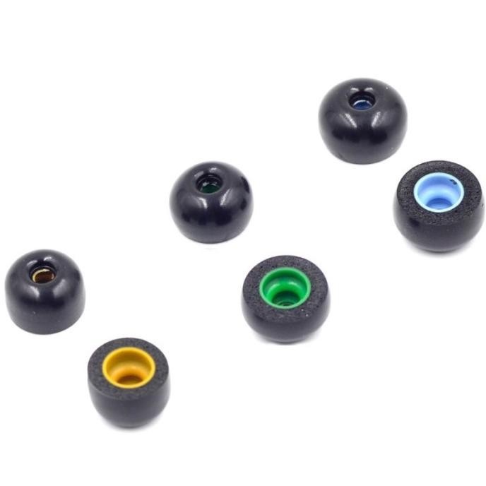 Quu Eartips Pengganti Bahan Memory Foam Untuk Headphone Jabra Elite