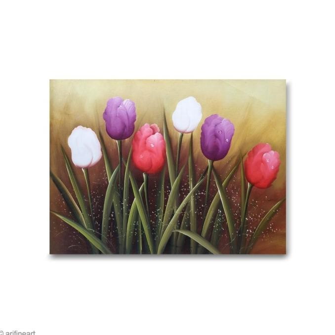 Lukisan Bunga Tulip 01