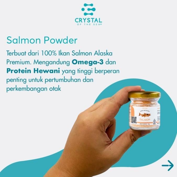 

NEW PRODUK SALMON FOOD POWDER 20G /BUBUK IKAN SALMON /KALDU MPASI /TINGGI OMEGA-3 !!!!!