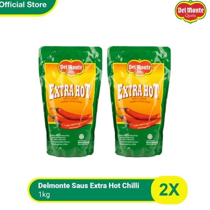 

TERBARU DELMONTE SAUS EXTRA HOT POUCH 1 KG - ISI 2 !!!!!