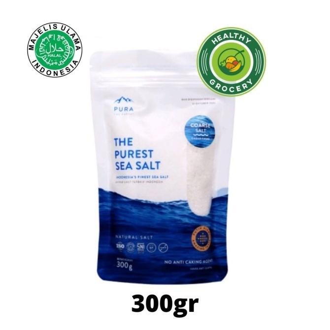 

NEW PRODUK PURA SEASALT PUREST SEA SALT 300GR GARAM LAUT NATURAL FINE / HALUS !!!!!