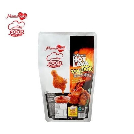 

READY STOCK MAMASUKA DELISAOS HOT LAVA / VOLCANO SAUCE 1KG POUCH HALAL !!!!!