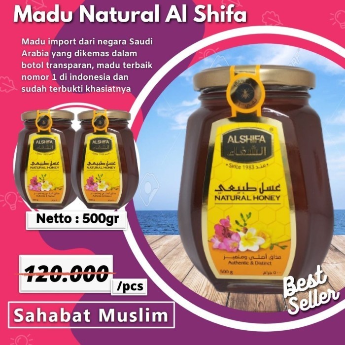 

Ready Madu Al Shifa 500gr - Natural Honey Madu Arab AlShifa 500gram