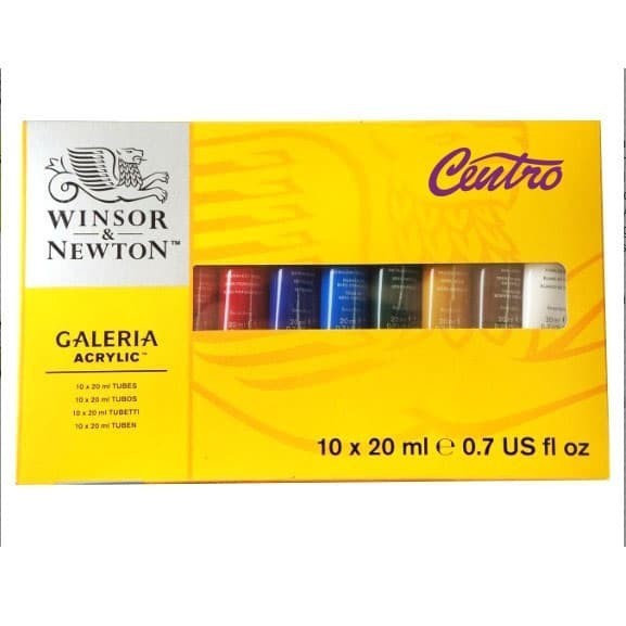 

WINSOR & NEWTON GALERIA ACRYLIC COLOR CAT AKRILIK TUBE 10X20ML