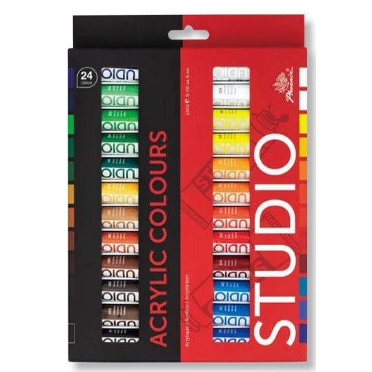 

PHOENIX ACRYLIC PAINT/CAT ACRYLIC 24CLR X 12ML