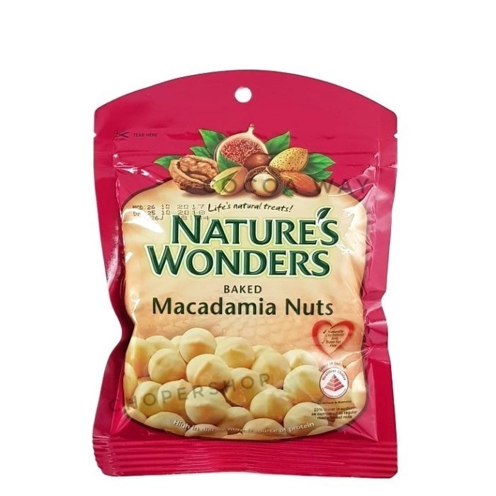 

NATURE WONDER BAKED MACADAMIA NUTS 70GR