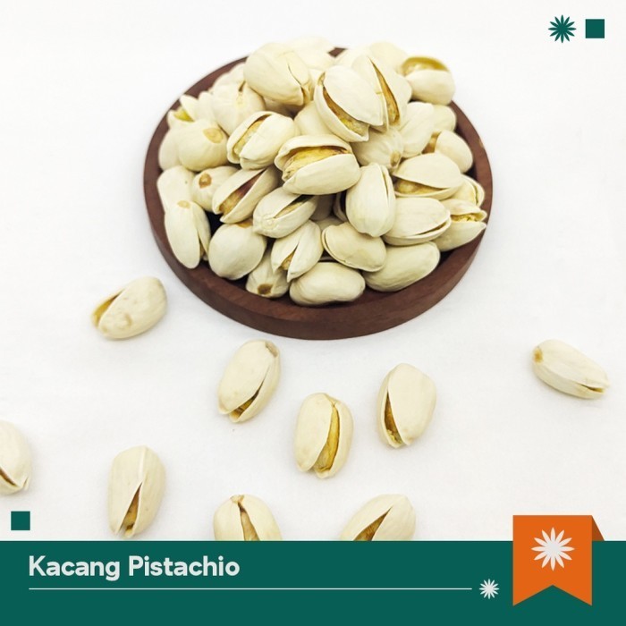 

Kacang Pistachio 500 gr Kacang Fustuk Arab 500gr Cocok untuk Haji umro