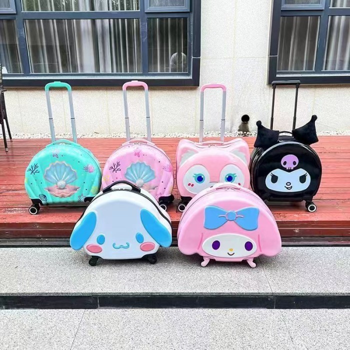 Koper Anak Sanrio Tas Sekolah Travelling Cinnamoroll Kuro Melody