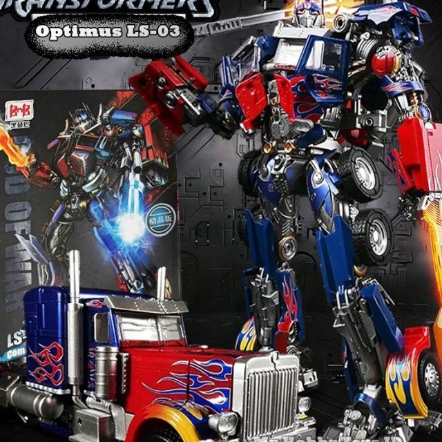 [100% Asli Bmb] Figure Transformers Robot Optimus Prime Size Besar