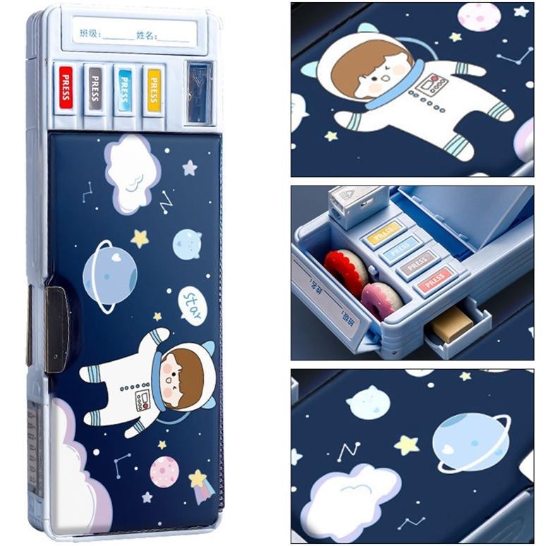

jg-8 Ready Unicorn kotak pensil anak/ kotak pensil multifungsi / TEMPAT PENSIL ANAK PEREMPUAN MURAH KOTAK PENSIL ANAKPencil storage multifunctional stationery storage box /Lapisan Ganda Tunggal dengan Rautan Kapasitas Murah