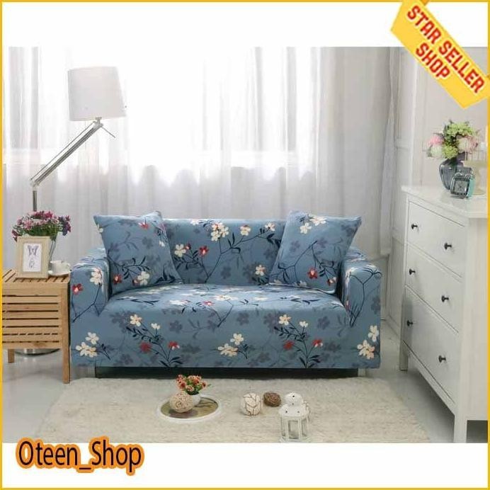 [VARIAN BARU] Soffa sova Cover SOFA BED MEIZU Sarung Penutup stretch sudut elastis kover kursi panja