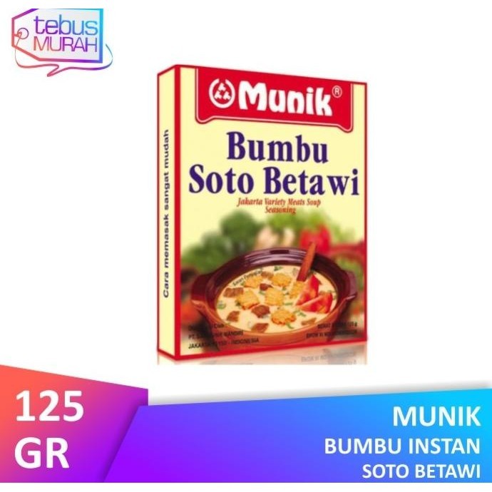 

BIG SALE MUNIK BUMBU SOTO BETAWI 125GR !!!!!