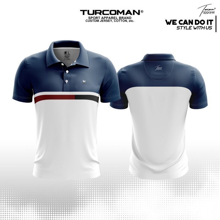 Kaos Golf Polo Shirt Pria Dry Fit Berkerah