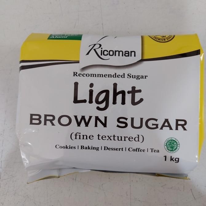 

BIG SALE LIGHT BROWN SUGAR RICCOMAN 1KG !!!!!