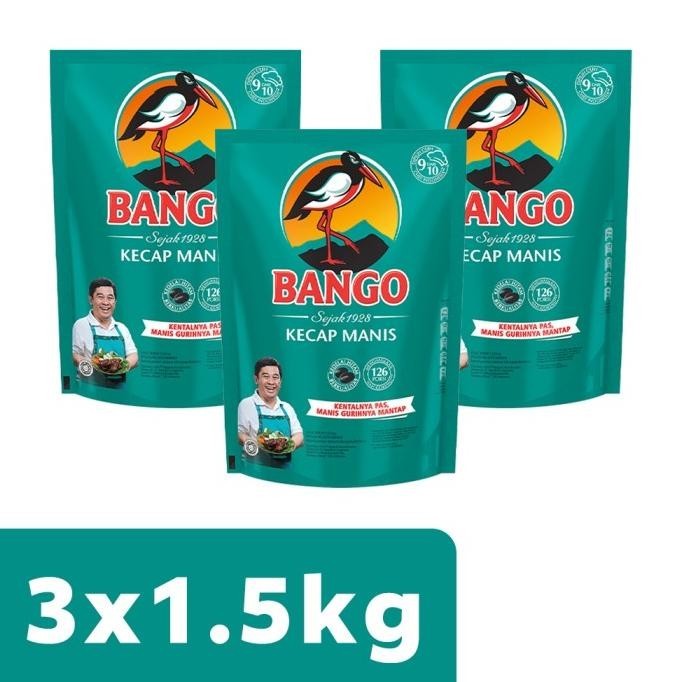 

TERBARU BANGO KECAP MANIS POUCH 1.52KG - 3 POUCH !!!!!