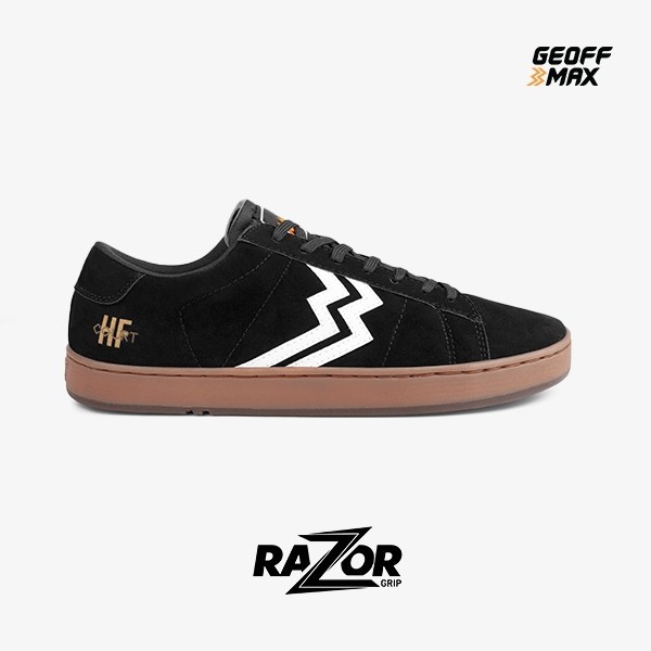 Geoff Max - HF Court Black Gum | Shoes Cupsole | Sepatu | Sneakers | Sepatu Pria Wanita
