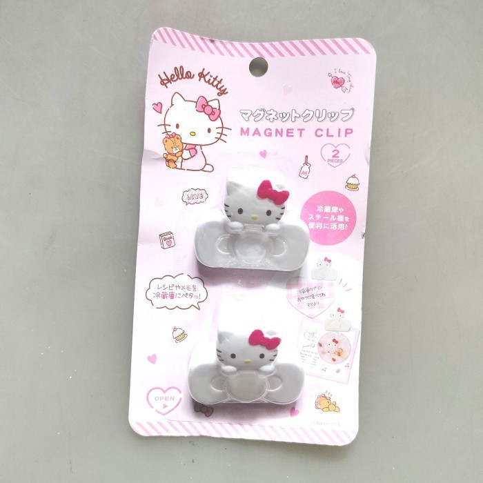 

sanrio hello kitty magnet clip kecil 2 bh jepitan klip kertas magnet