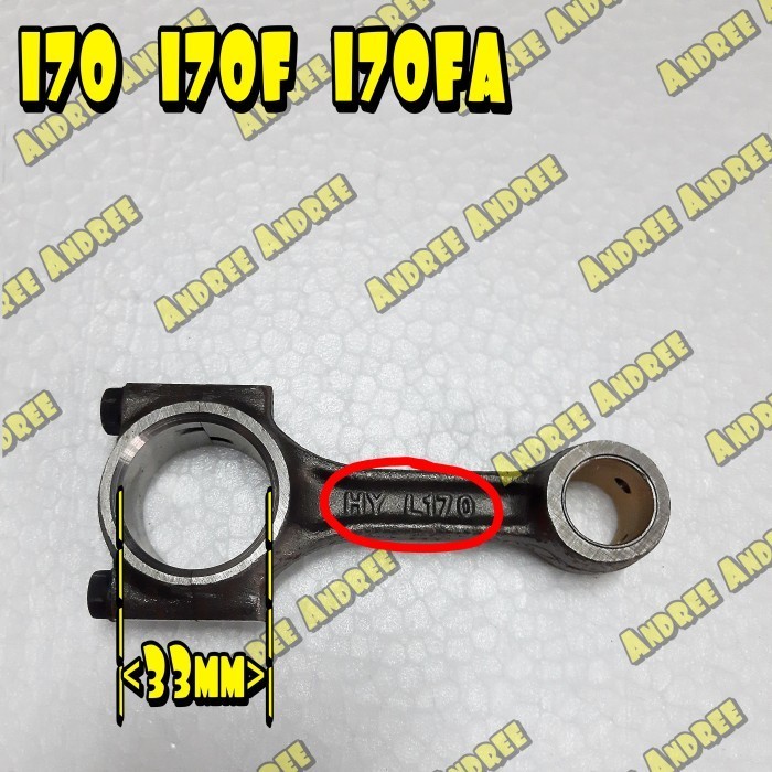/////] Conrod Connecting Rod Stang Seher Engine 170 170F 170FA Yamamoto Kipor