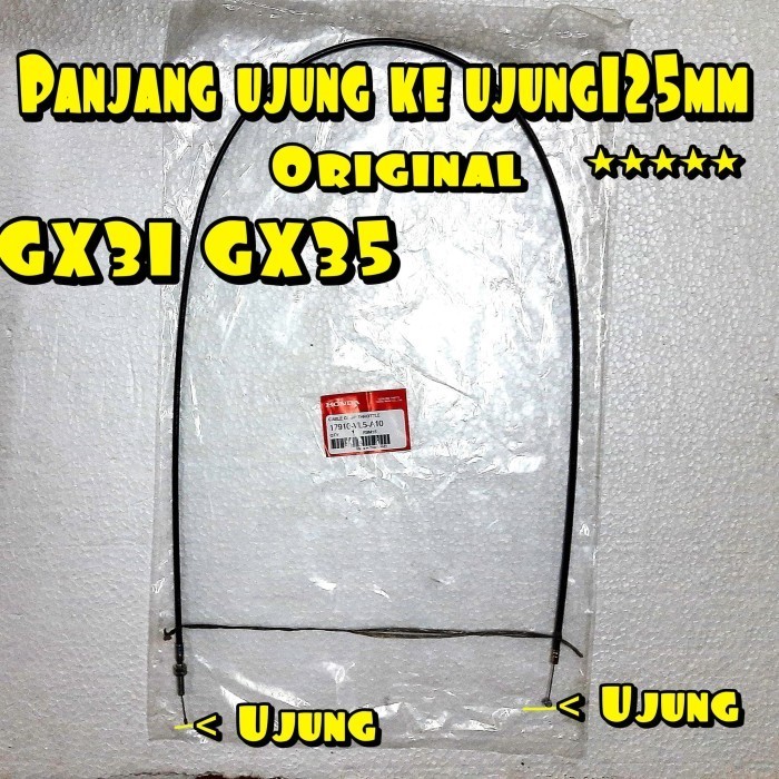 ,,,,,,,] GX-31 GX-35 GX-43 Cable Throttle Kabel Gas Carburator 125 cm Original