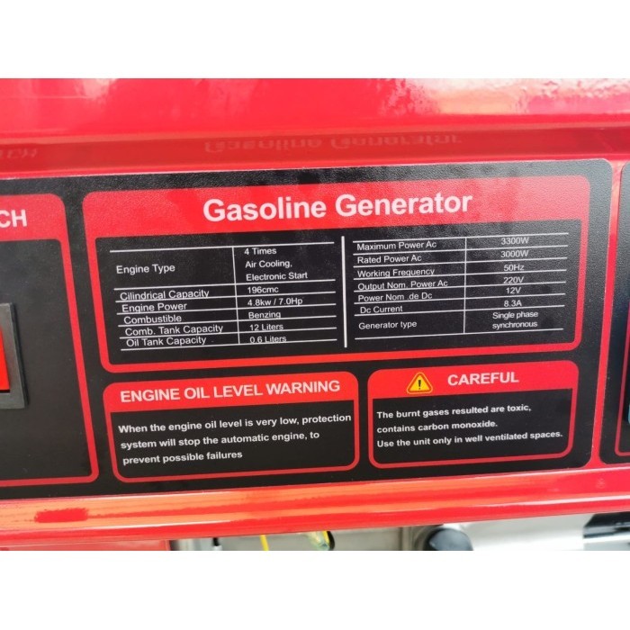 Menarik Genset Edon 3000Watt Edon Pt3300L Edon Pt-3800D Gasoline Generator