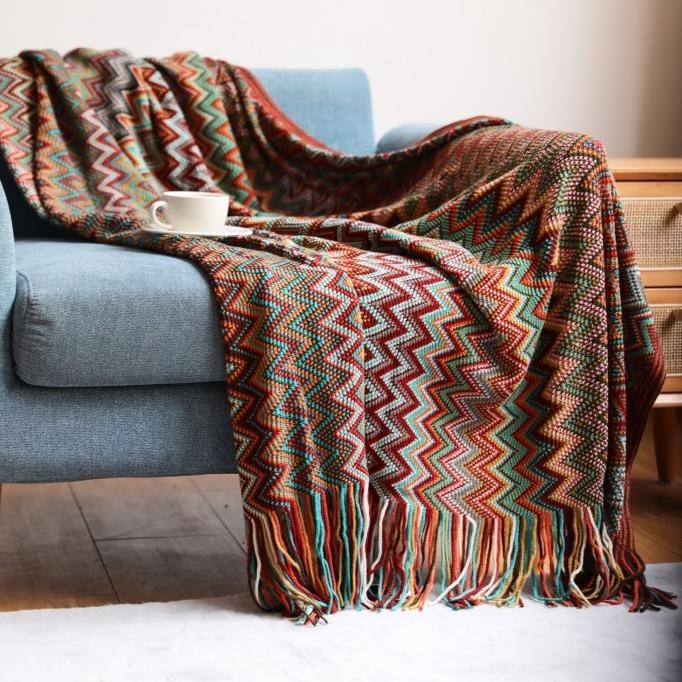 Bohemian sofa blanket / ethnic blanket / bedspread / penutup sofa '