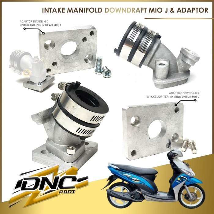 New Adaptor Dudukan Intake Manifold Downdraft Mio J Vario110 Inj 125 150 Premium