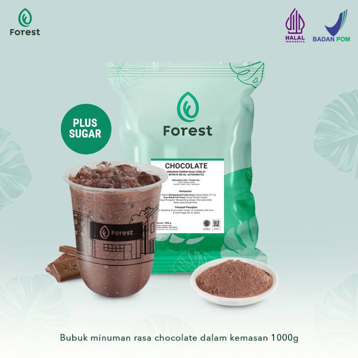 

Bubuk Numan Coklat Rich Chocolate Plus Gula Powder 1000 Gr - Forest
