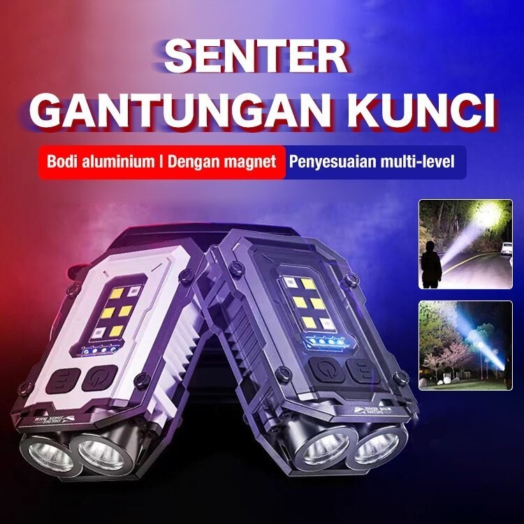 Hw Senter Ni Led Terang Senter Gantungan Kunci Senter Kecil Senter Anti Air Senter Lampu Samping