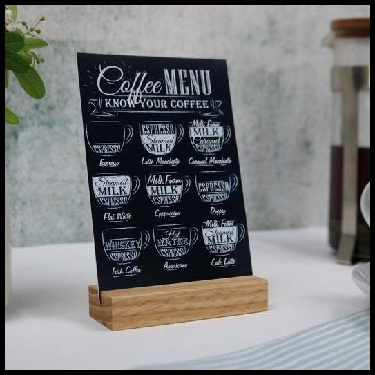 

DISKON PAPAN TULIS MEJA CHALKBOARD 21X30 A4 !!!!!