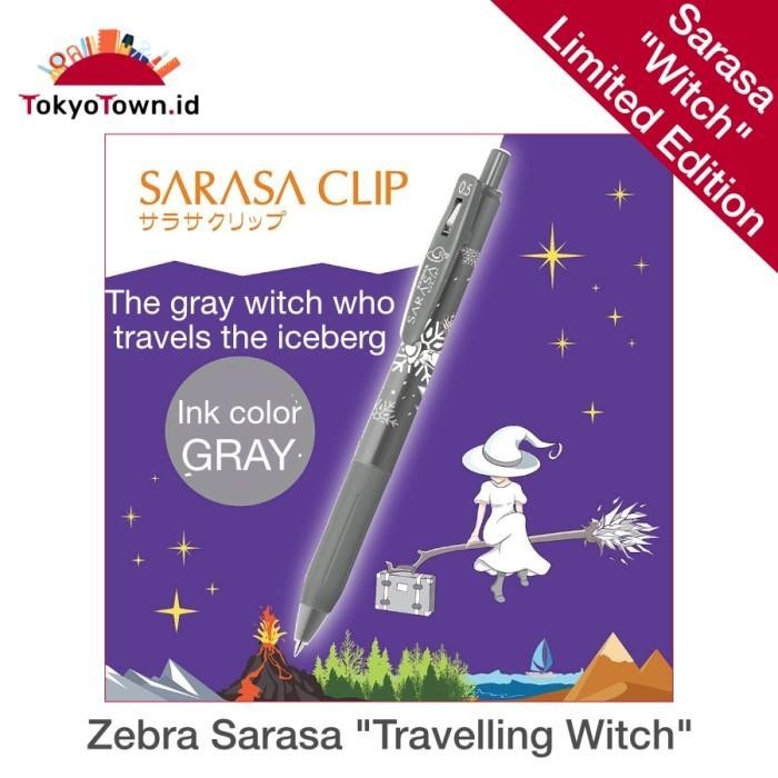

Zebra Sarasa Clip, Travelling Witch Limited Edition Import