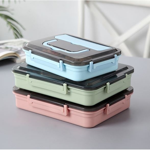 Lunch Box Kotak Makan 5 Sekat Stainless/Kotak Makan Sekat