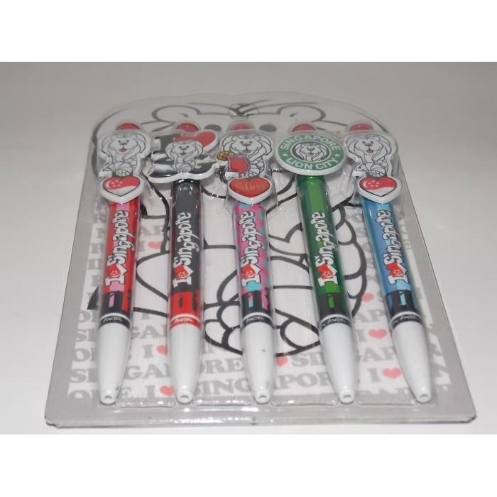 

Pulpen/Bolpoint Unik Singapore Pelangi, Souvenir Unik Singapore Import