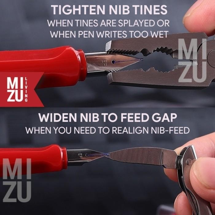 

MIZU CHOSEI FOUNTAIN PEN REPAIR & TUNING SET Plier Loupe Sandpaper Import