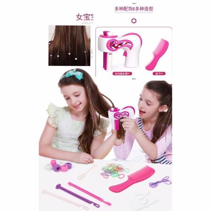 Alat Kepang Rambut Elektrik Otomatis DIY - Kado Anak Peremp
