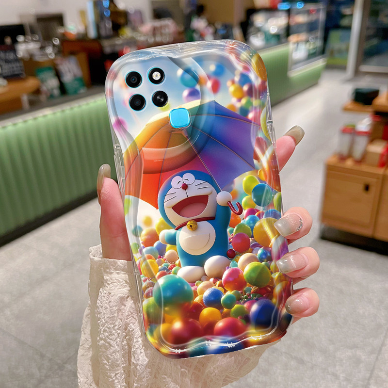 Casing Hp Untuk Infinix Smart 7 Smart 6 Smart 6 Plus Smart 5 Case Casing balon pola Doraemon HP tren