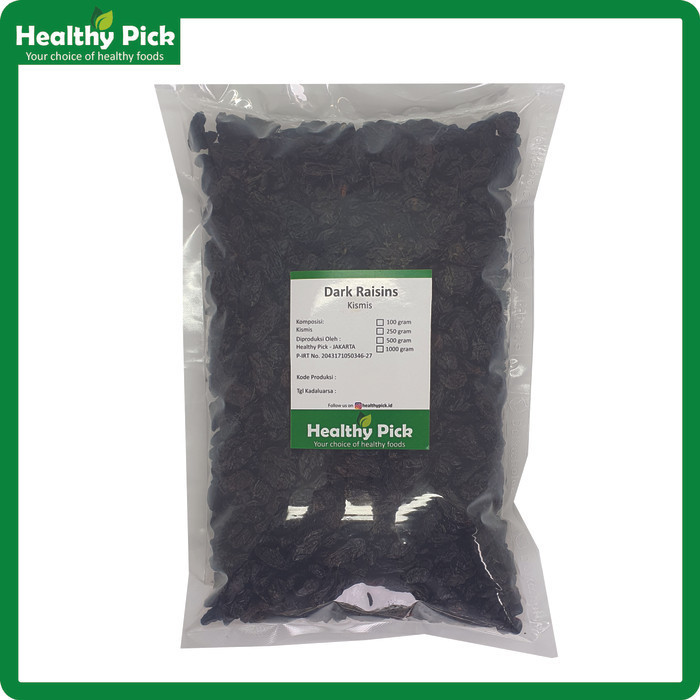 

Dried Raisin (Kiss Hitam) 1Kg