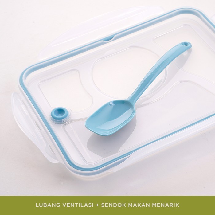Kotak Makan Yooyee 4Sekat Dengan Sup (#392)