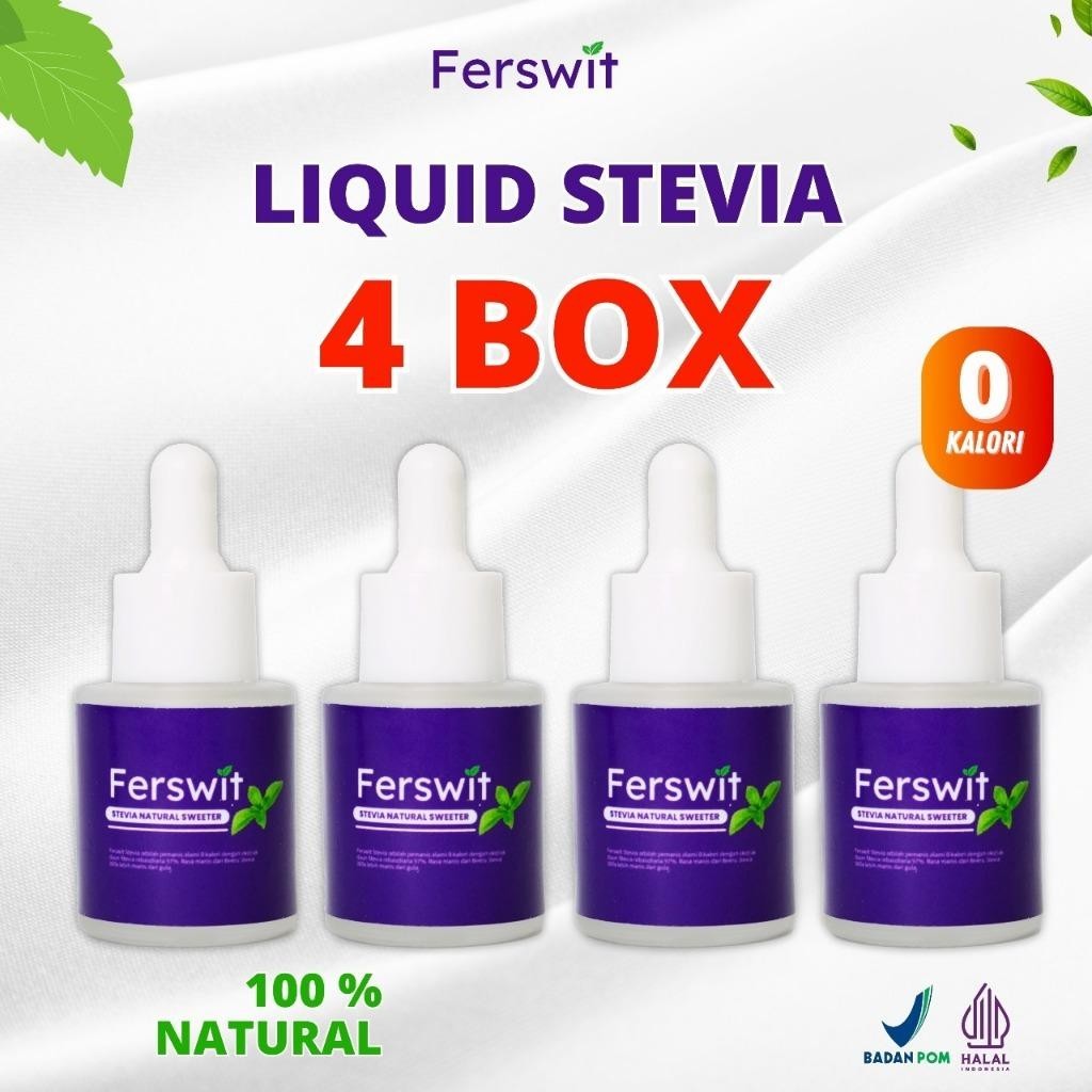 

Ferswit Stevia Cair Paket 4 Botol Kualitas Terbaik