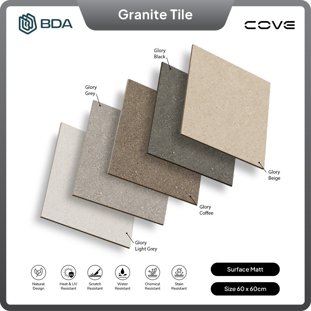 BDA Granite Tile Keramik Kamar Mandi Keramik Lantai Kamar Mandi Granit Kamar Mandi Granit Lantai 60x