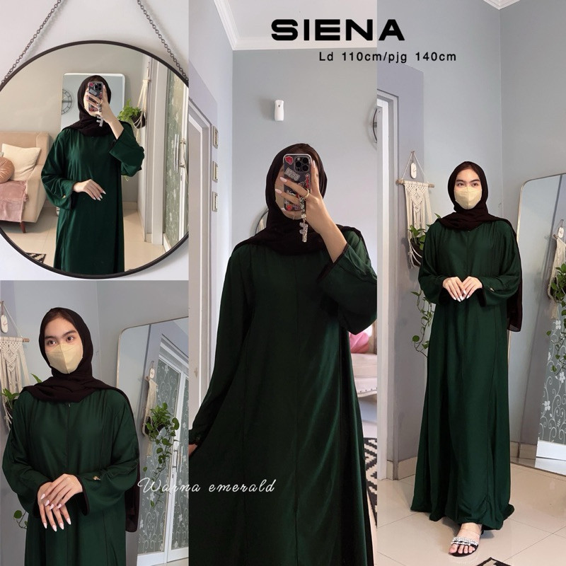 Daster Halus Dan Dingin Daster Arab Fairuz SIENA Maxi Dress Gamis Twill Premium Ori