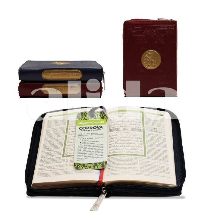 

Alquran Syaamil CORDOVA A6 saku resleting, Al-Quran Terjemah Syamil