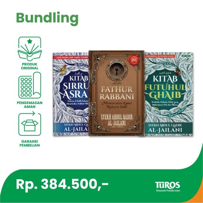 

Paket Bundling - Futuhul Ghaib, Sirrul Asrar & Fathur Rabbani